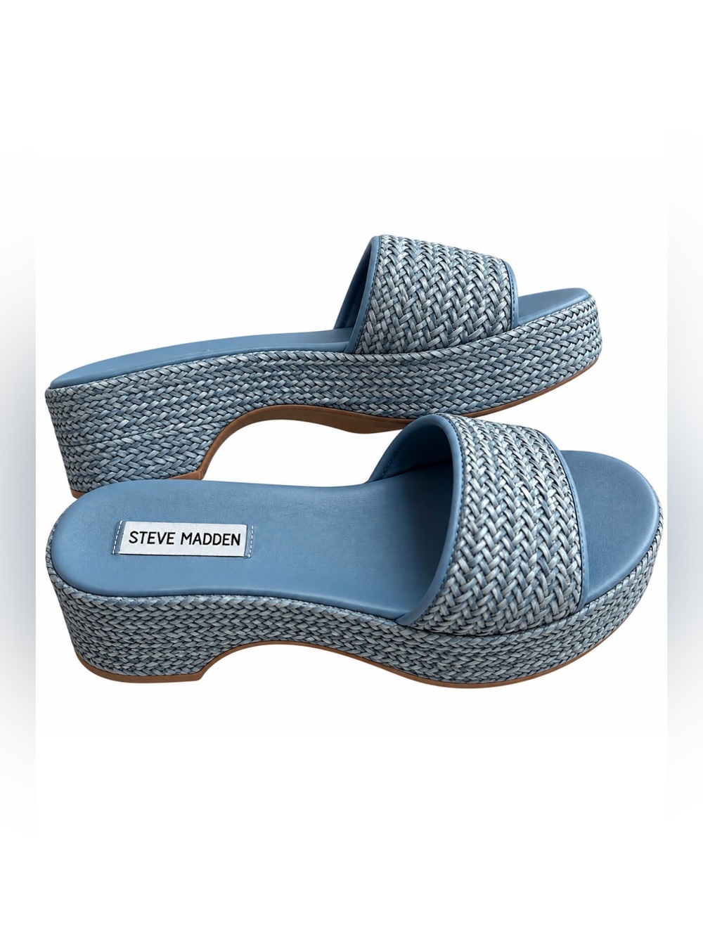 Steve Madden Chaning Woven Platform Wedge Sandals